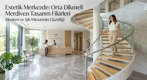 Orta dikmeli merdiven